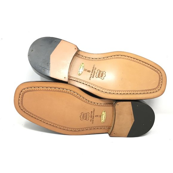 NEW Belvedere Oxfords Shoes Size 9 Brown Ostrich